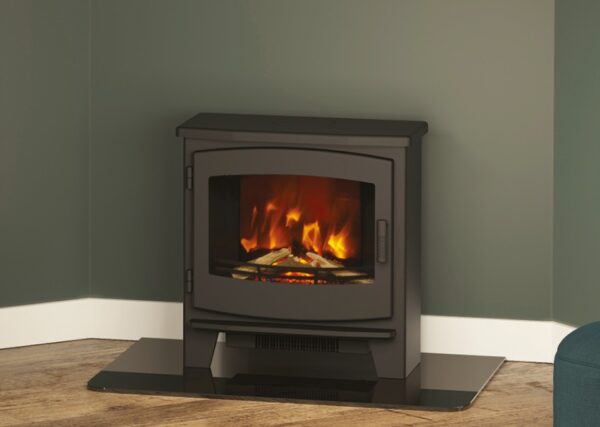 Flare Collection Beacon Large Electric Stove Matt Black 2kW