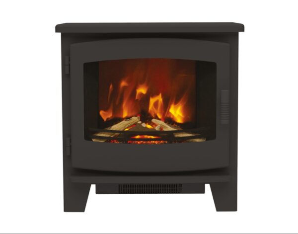 Flare Collection Beacon Large Electric Stove Matt Black 2kW