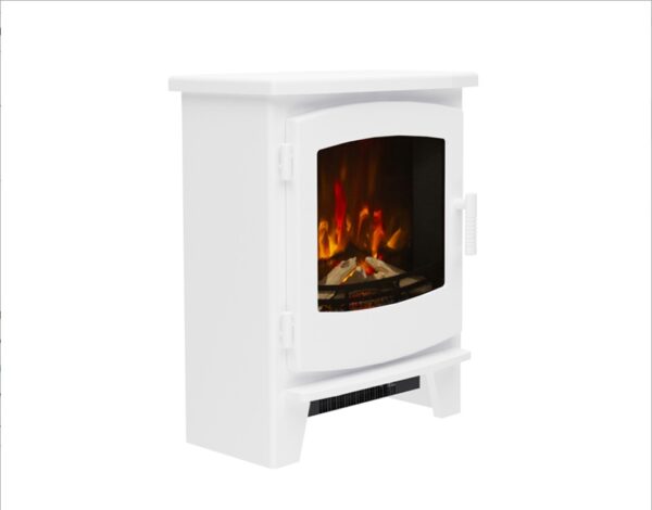 Flare Collection Beacon Small Electric Stove Ash White 2kW