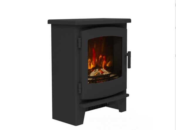 Flare Collection Beacon Small Electric Stove Matt Black 2kW