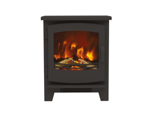 Flare Collection Beacon Small Electric Stove Matt Black 2kW