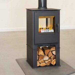 Heat Design Loxton Double Sided Logstore Stove 8kW
