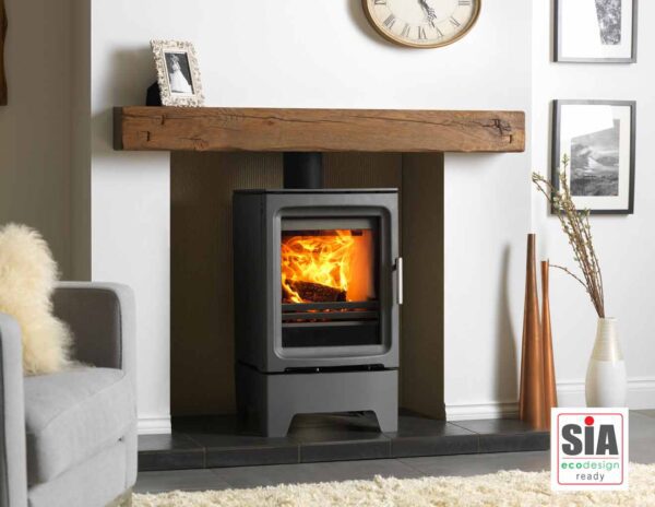 Heat Design Purevision PV5 Stove Black 5kW