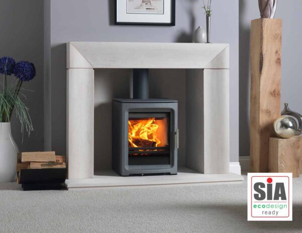 Heat Design Purevision PV5 Stove Black 5kW