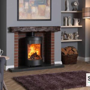 Heat Design Purevision PVR Cylindrical Stove 5kW