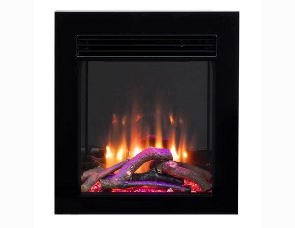 Heat Design Vitae Iconic 400 Electric Fire with Black Glass